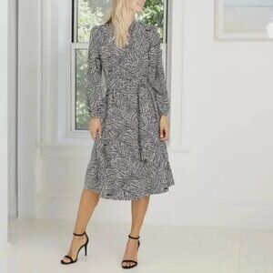 A New Day Wrap Midi Dress
